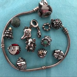 Pandora Bracelet + Charms